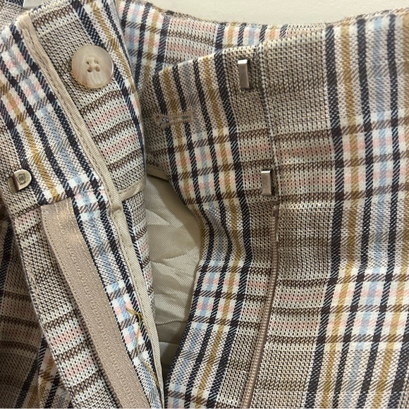 Massimo Dutti high waisted shorts size 6 (s-m) cotton linen blend - Picture 4 of 8